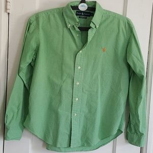 Polo Ralph Lauren Men's S Green Checkered Shirt